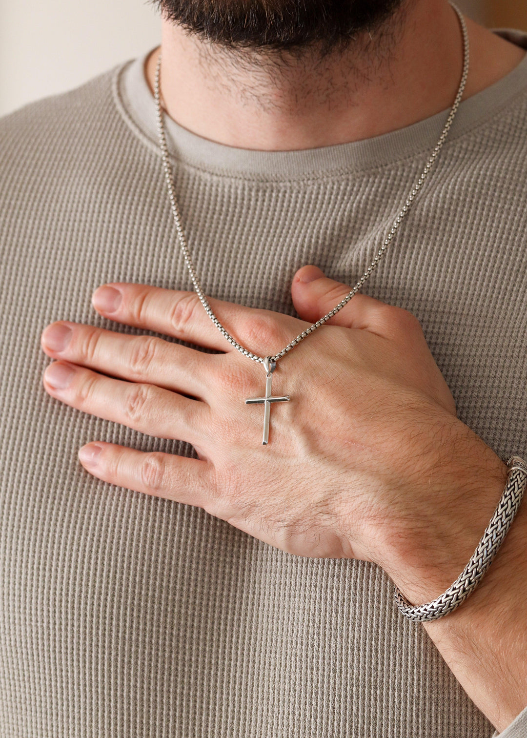 Silver Cross Pendant