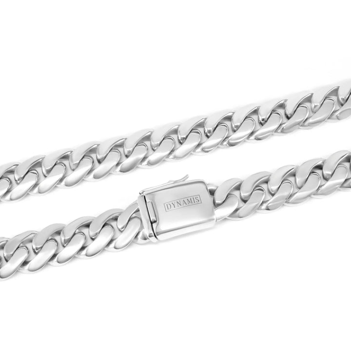 CHUNKY SILVER CUBAN NECKLACE (20 MM)