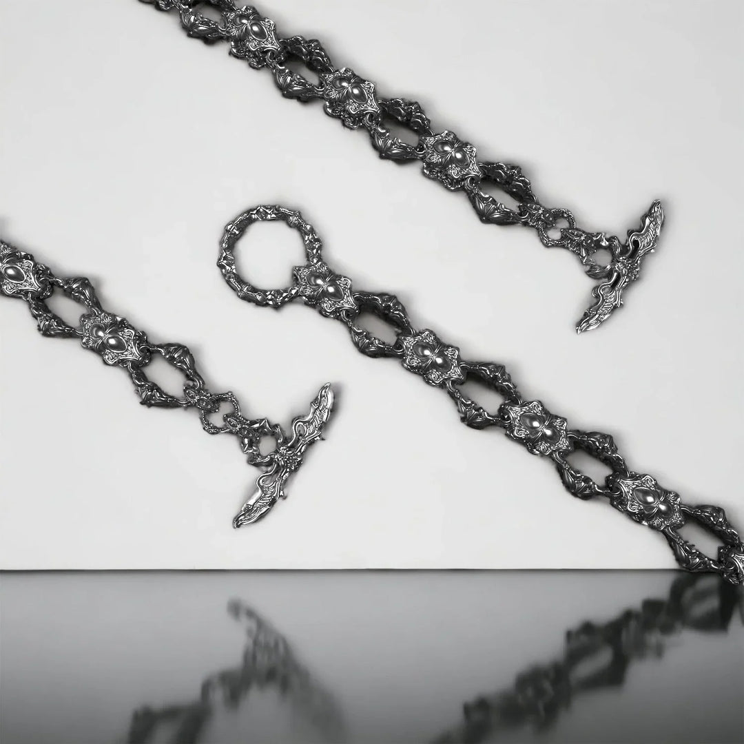 The Beast Heavy Silver Bracelet