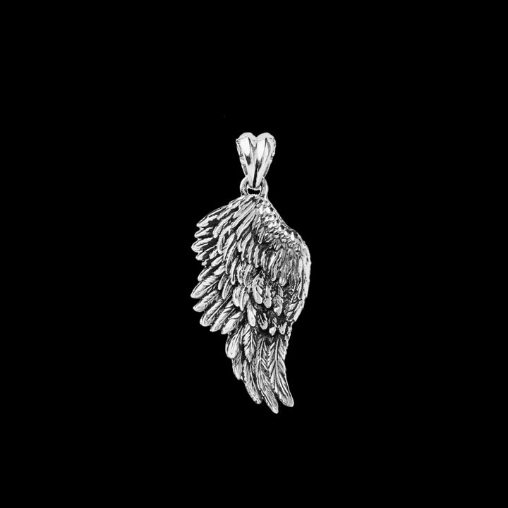 Silver Angel Wing Pendant M