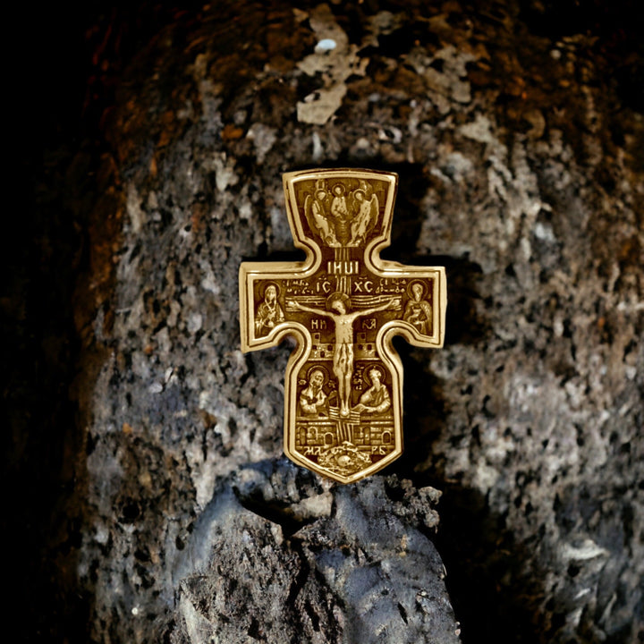 14k Yellow Gold Cross