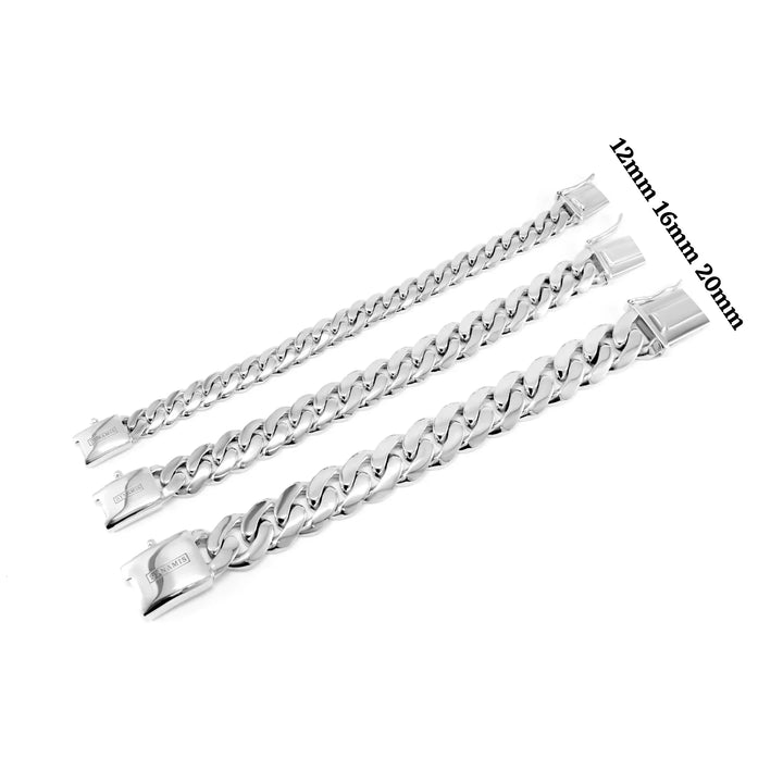 Silver Cuban bracelet (20 mm)