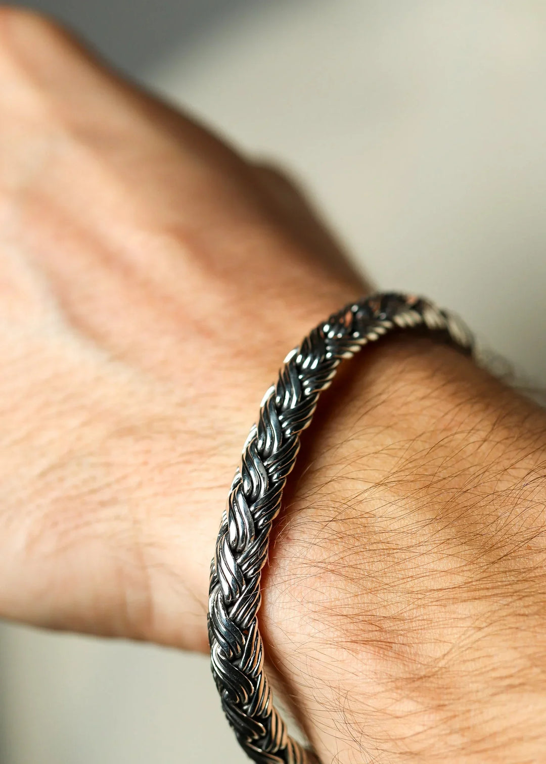 Bali Silver Bracelet (9 mm)