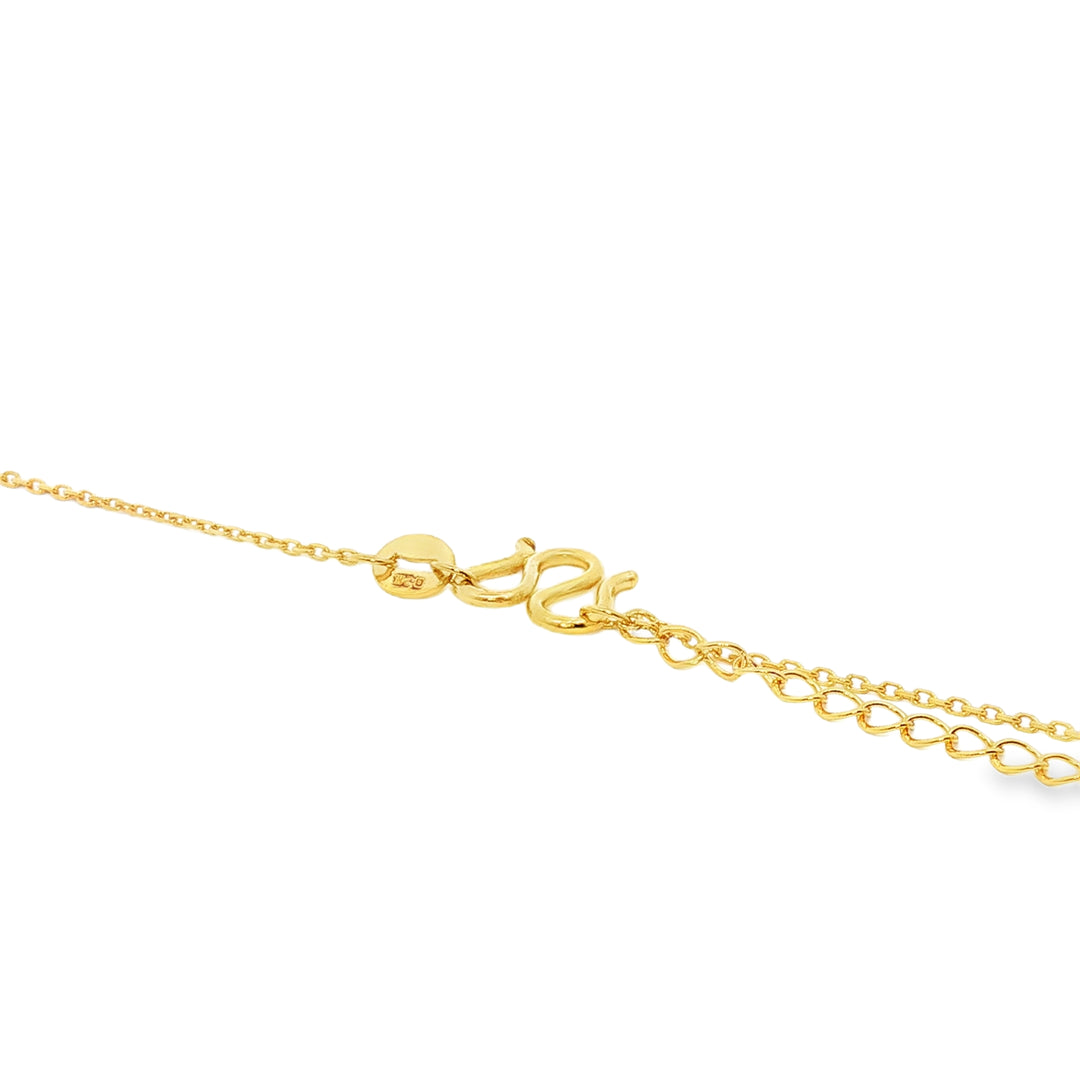 24k Gold Butterfly Charm Necklace