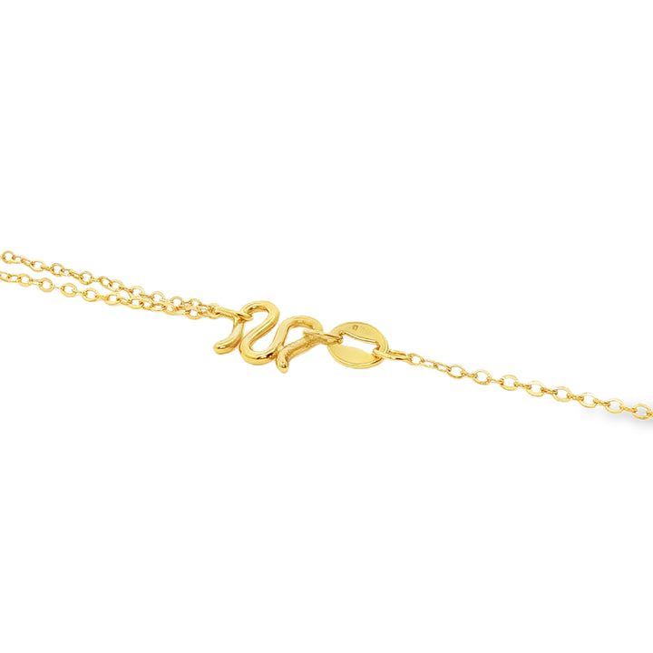 24k Gold  Leaf-Pendant Chain Necklace