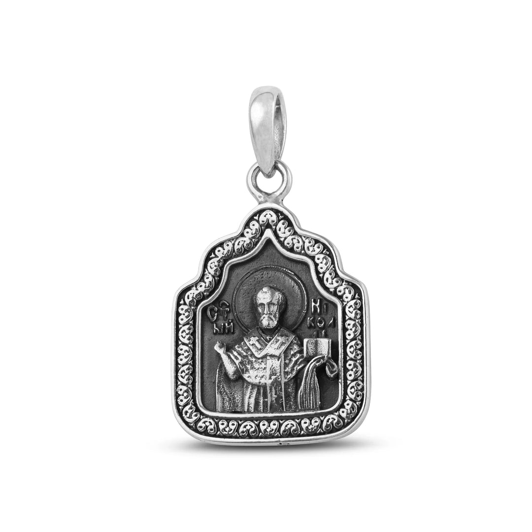 St. Nicholas Silver Pendant