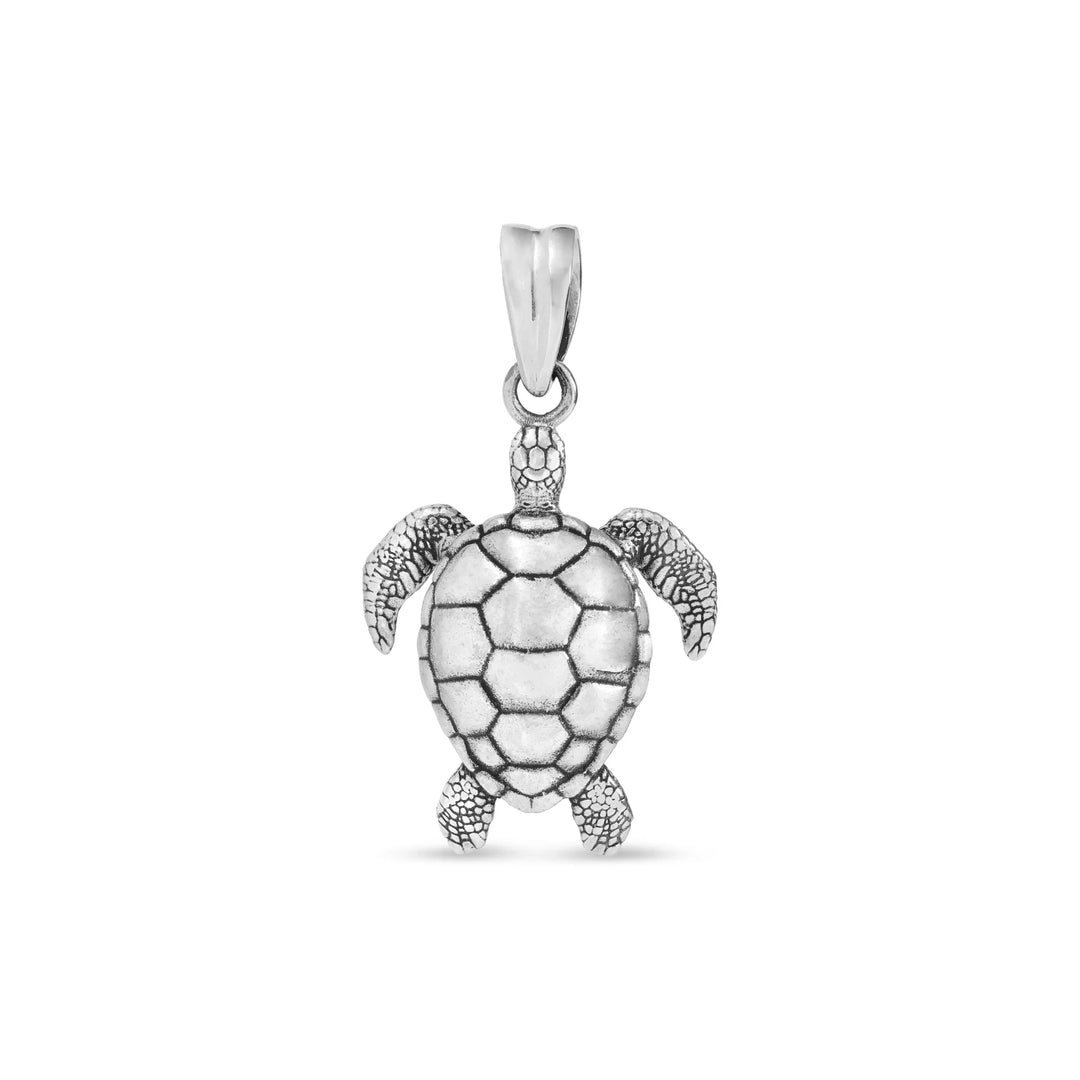 Turtle Silver Pendant