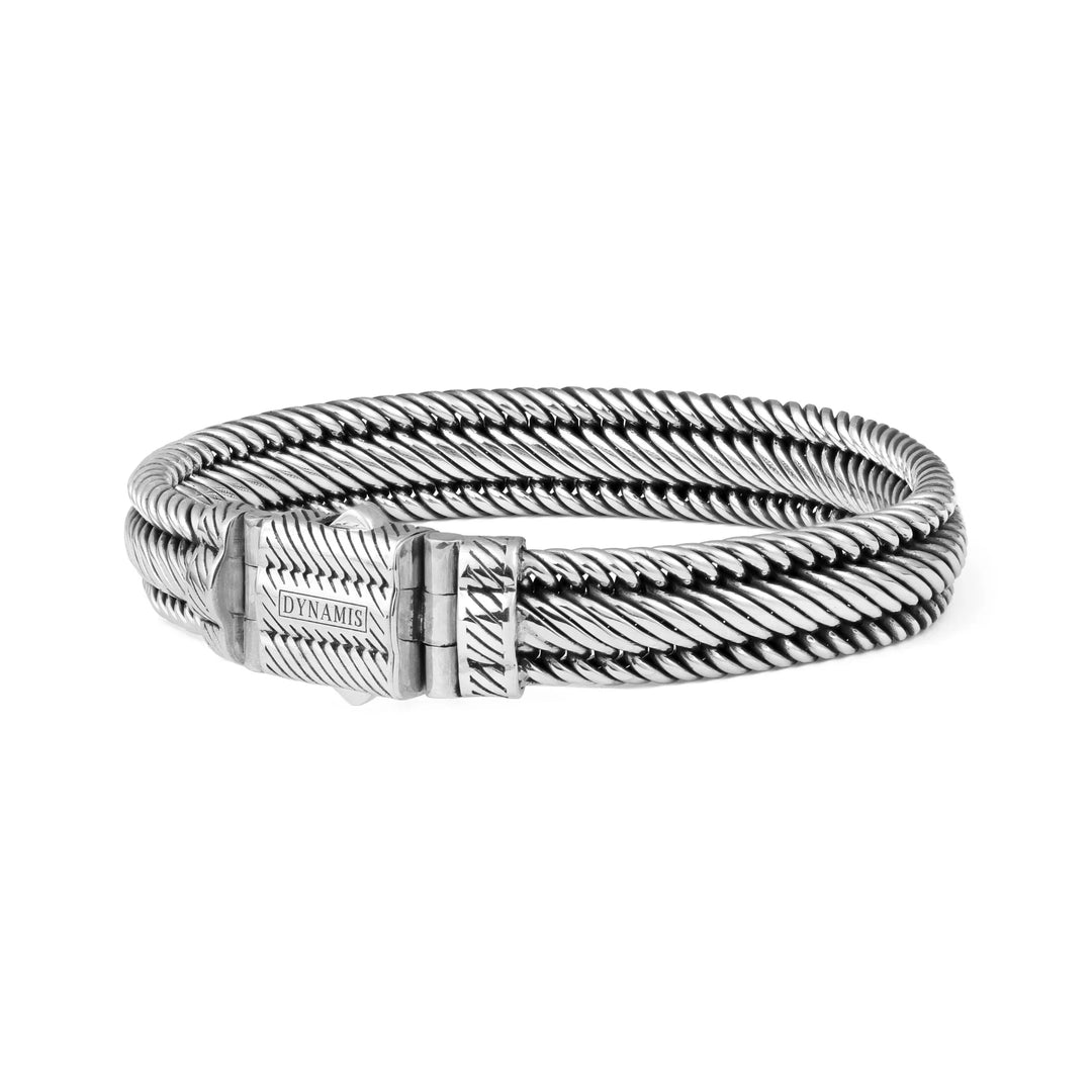 The Axis X - Heavy Bali Silver 2.0 Bracelet