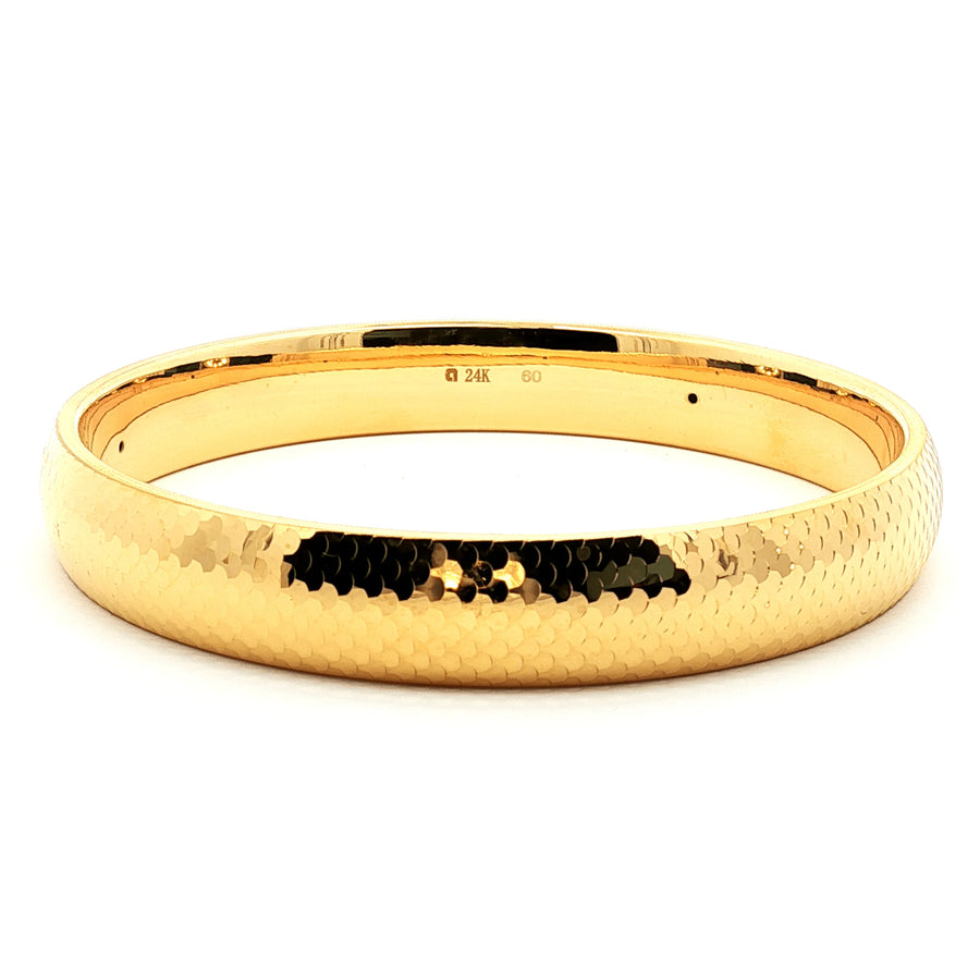 2.35in 24K Gold Scaled Bangle Bracelet – Zalori 2.35in 24K Gold Scaled Bangle Bracelet – Zalori