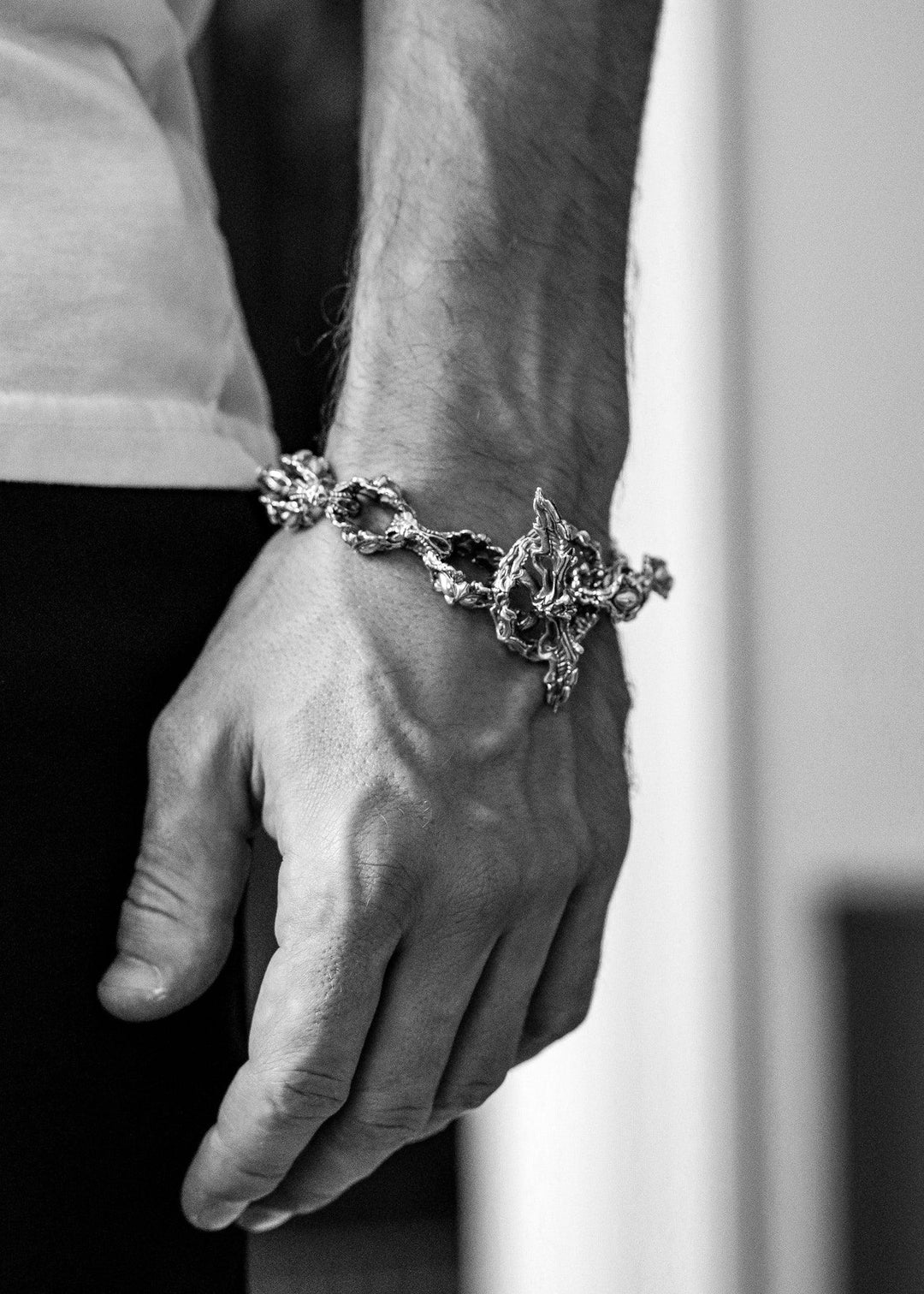 The Beast Heavy Silver Bracelet