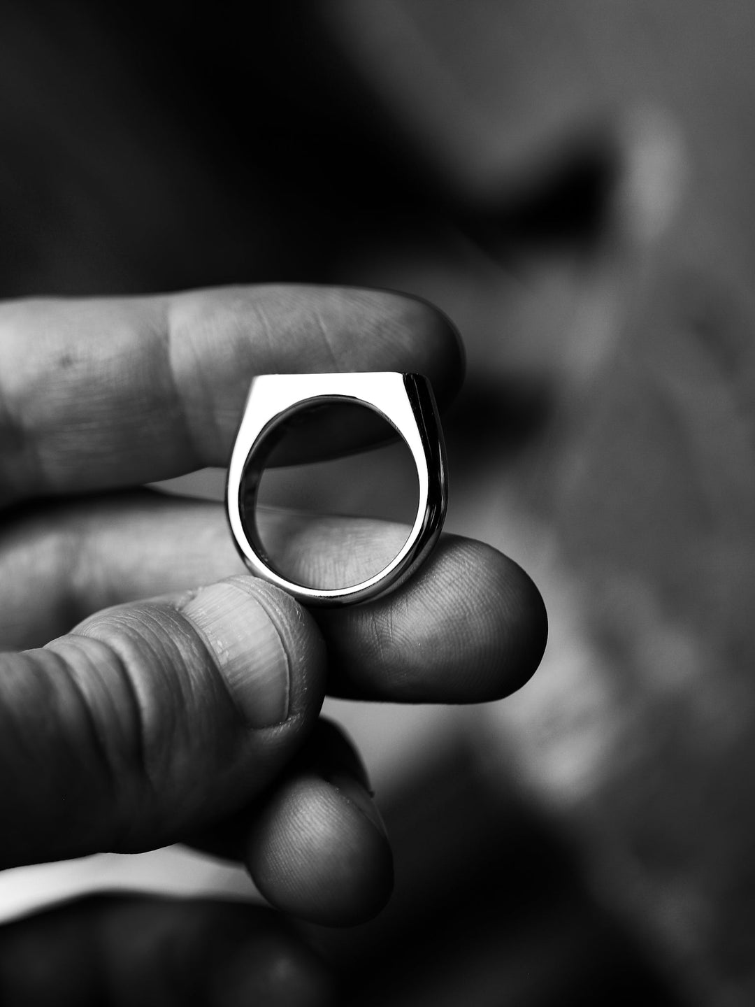 The Beaumont Silver Signet Ring