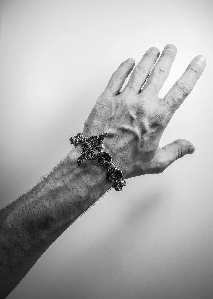 The Beast Heavy Silver Bracelet