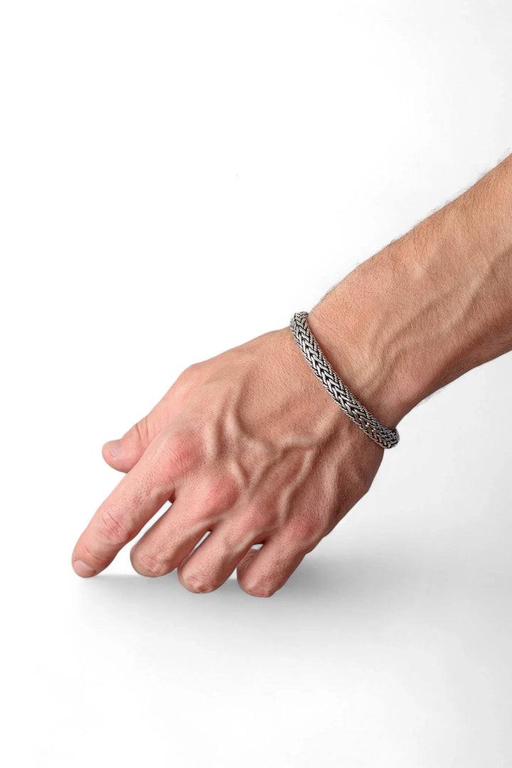 The Weave - Foxtail Silver 2.0 Bracelet