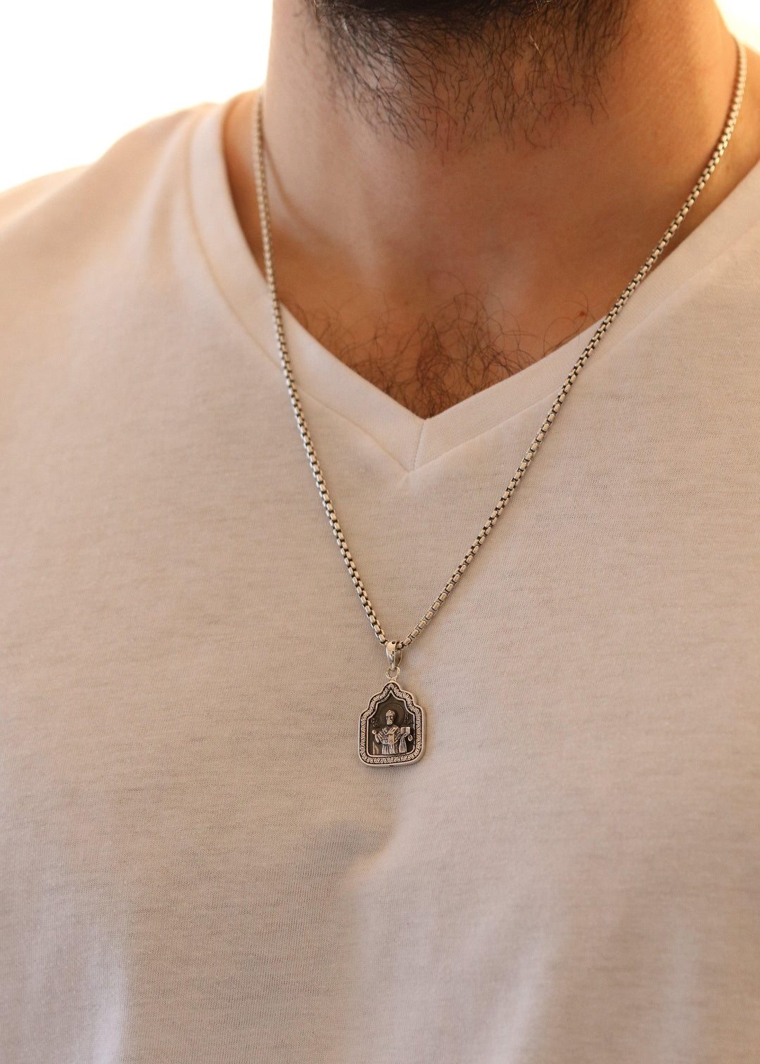 St. Nicholas Silver Pendant