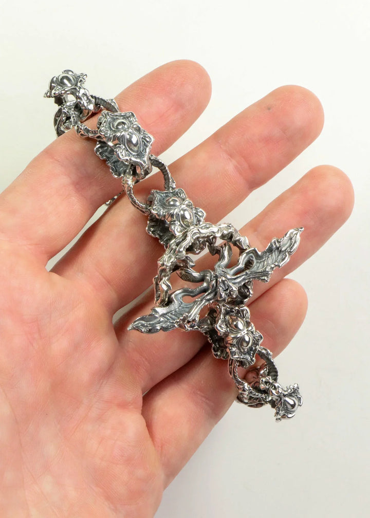 The Beast Heavy Silver Bracelet