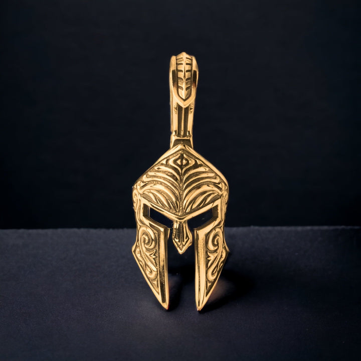 14k Yellow Gold Spartan Pendant