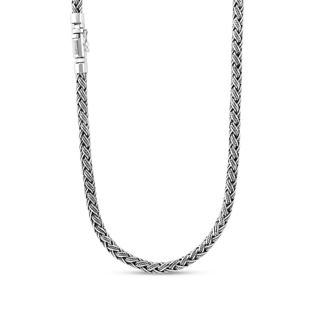 Heavy silver Bali necklace (6 mm)