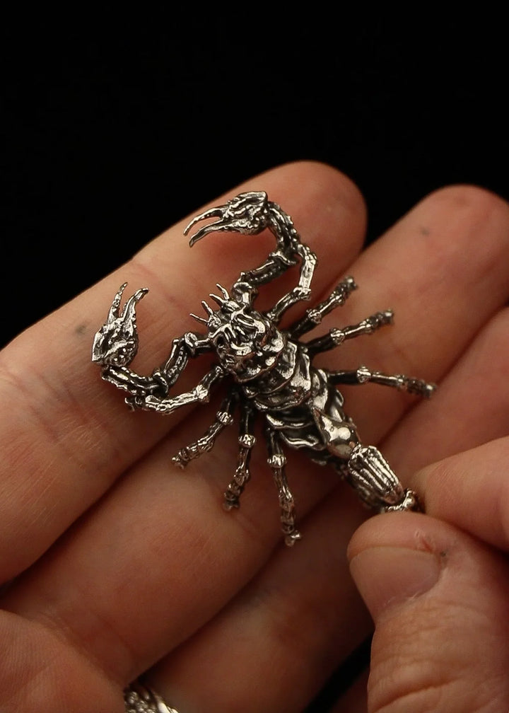 Scorpion Silver Pendant