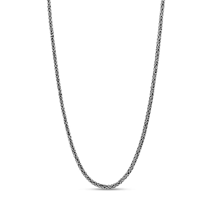 Byzantine silver necklace (2.5 mm)