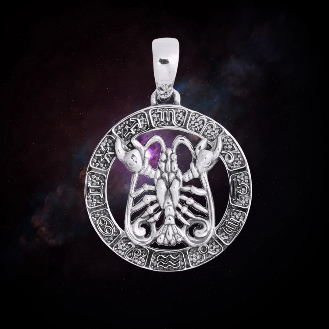 CANCER Silver Pendant