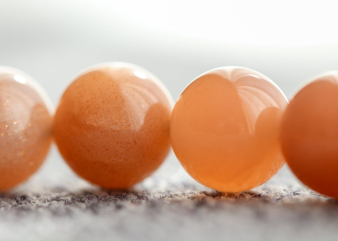 Peach Moonstone bracelet