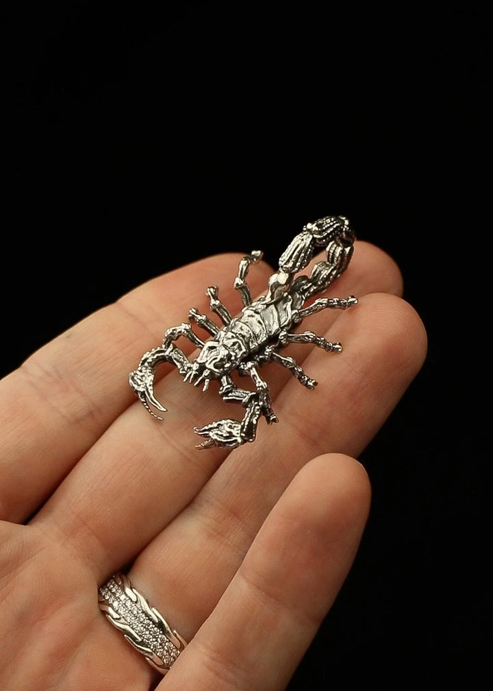Scorpion Silver Pendant