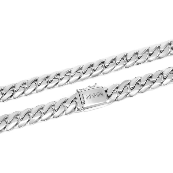 Heavy silver Cuban necklace (16 MM)