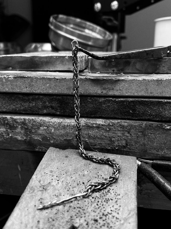 Wheat silver chain