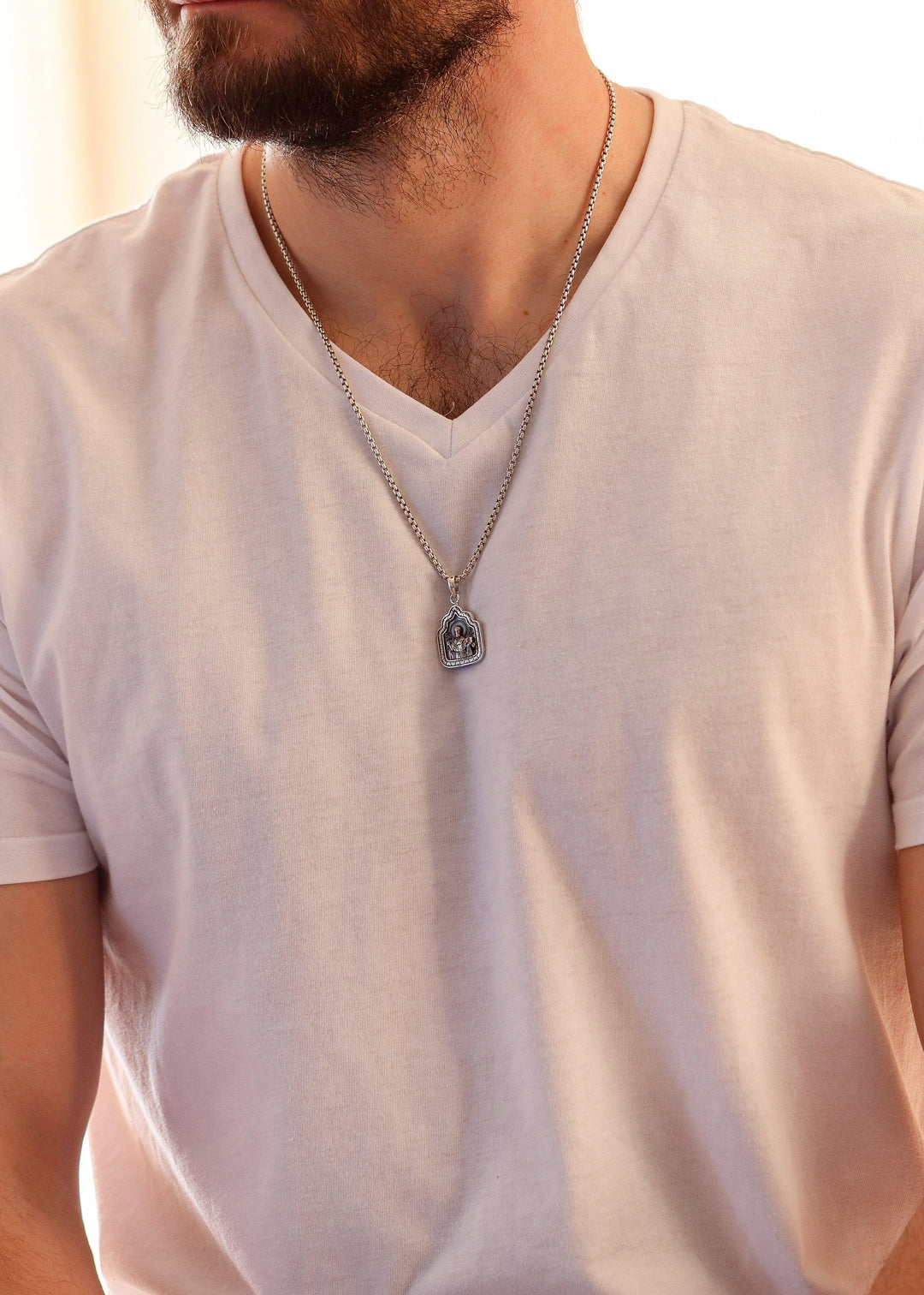 St. Nicholas Silver Pendant