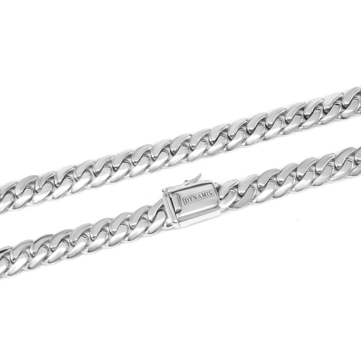 Heavy silver Cuban necklace (12 MM)