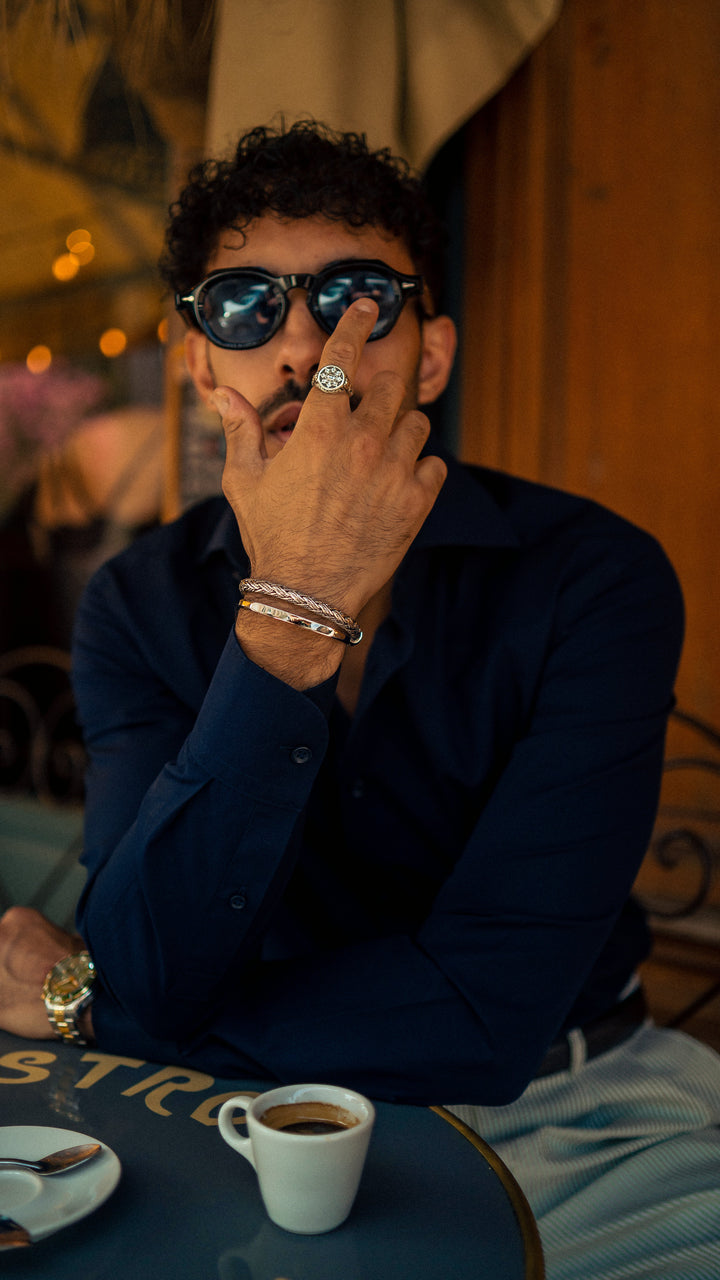 Bali silver bracelet (7 mm)