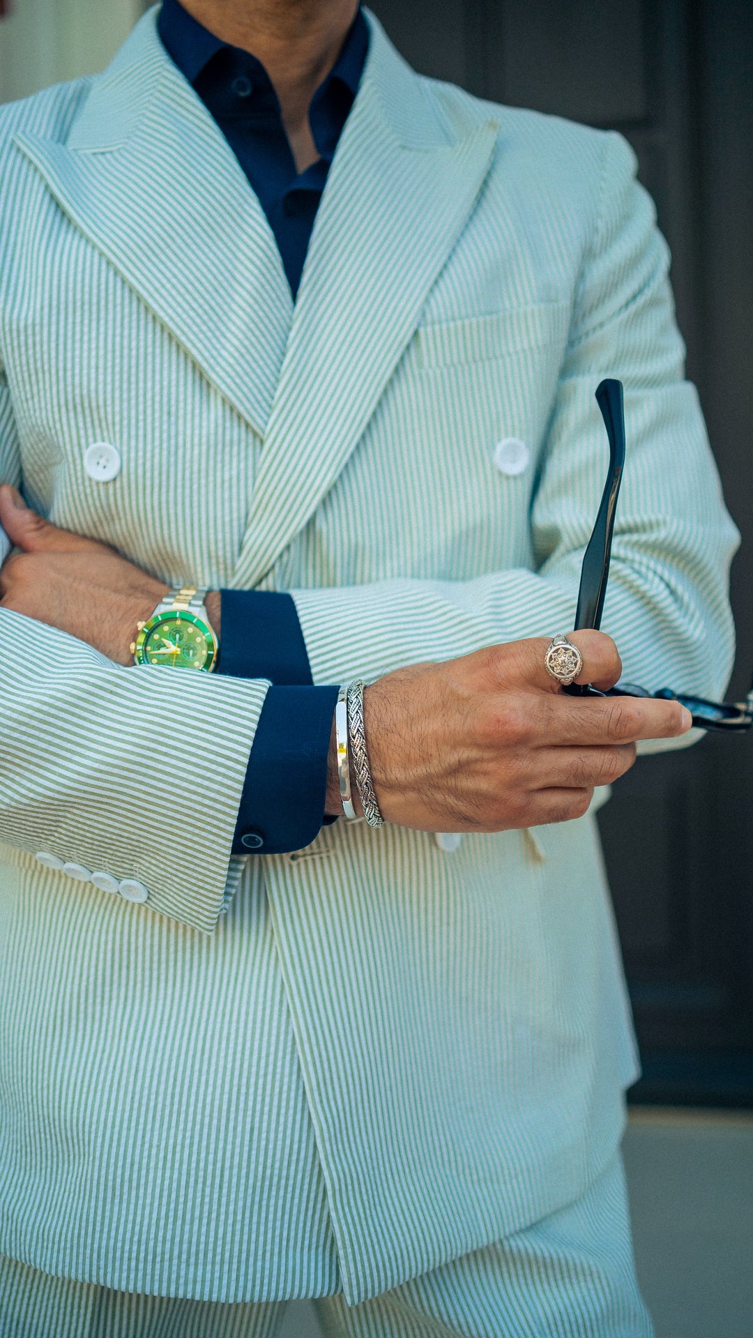 Bali silver bracelet (7 mm)