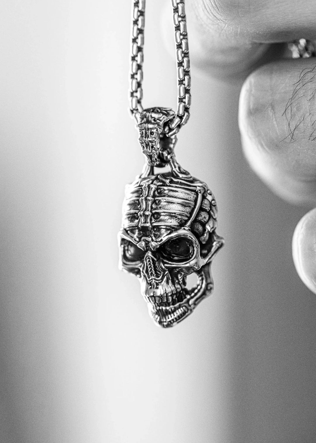 Skull Silver Pendant