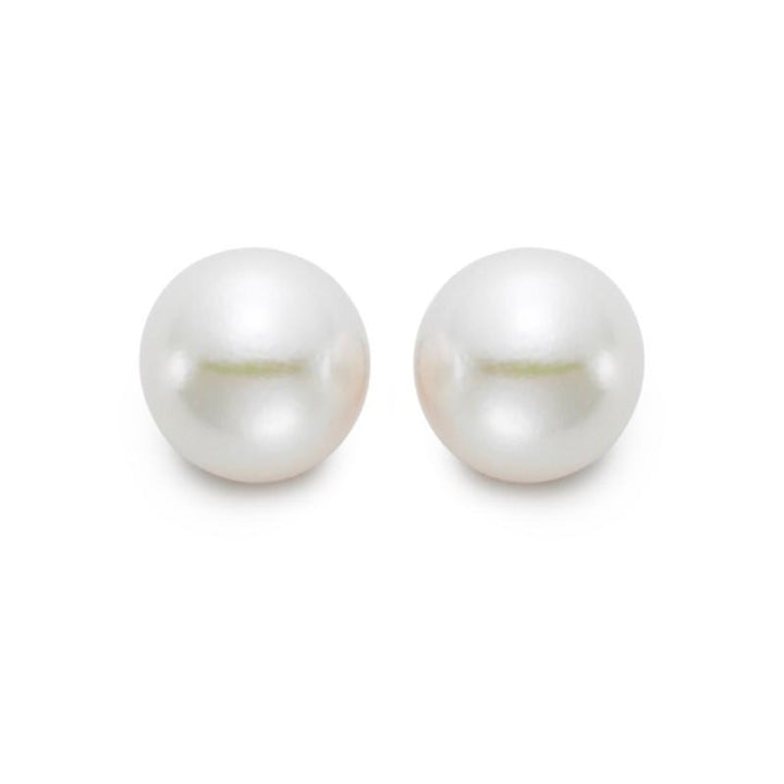 two pearl earrings