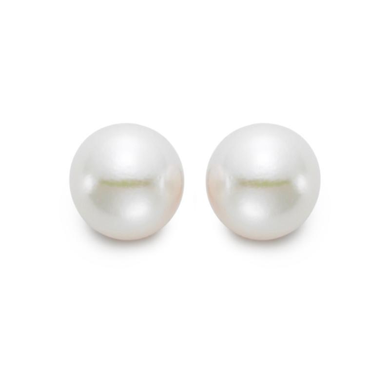 two pearl earrings