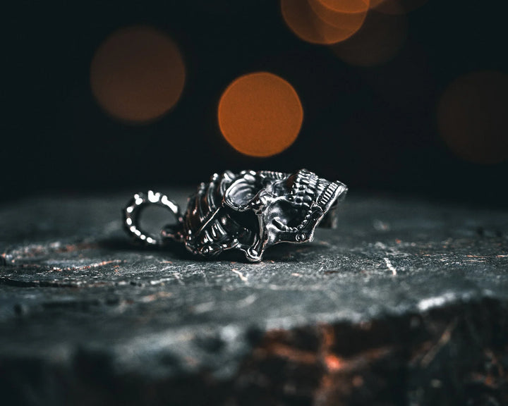 Skull Silver Pendant