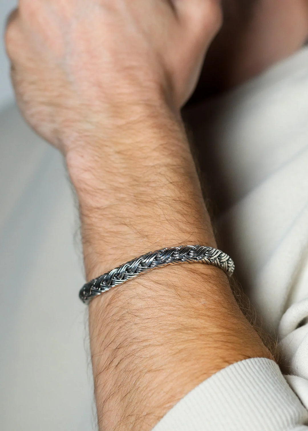 Bali Silver Bracelet (9 mm)