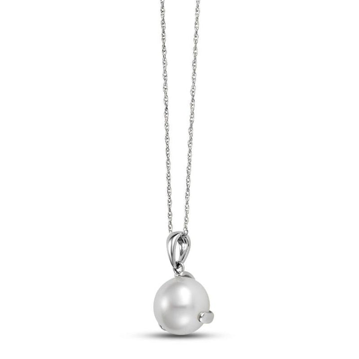 9-9.5mm Freshwater Pearl Pendant in 14K White Gold