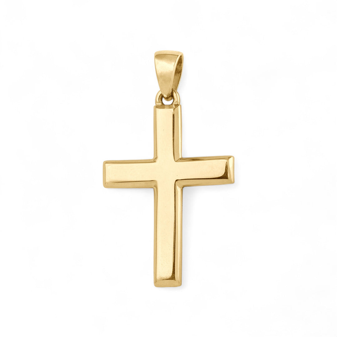 14k Yellow Gold Cross Pendant