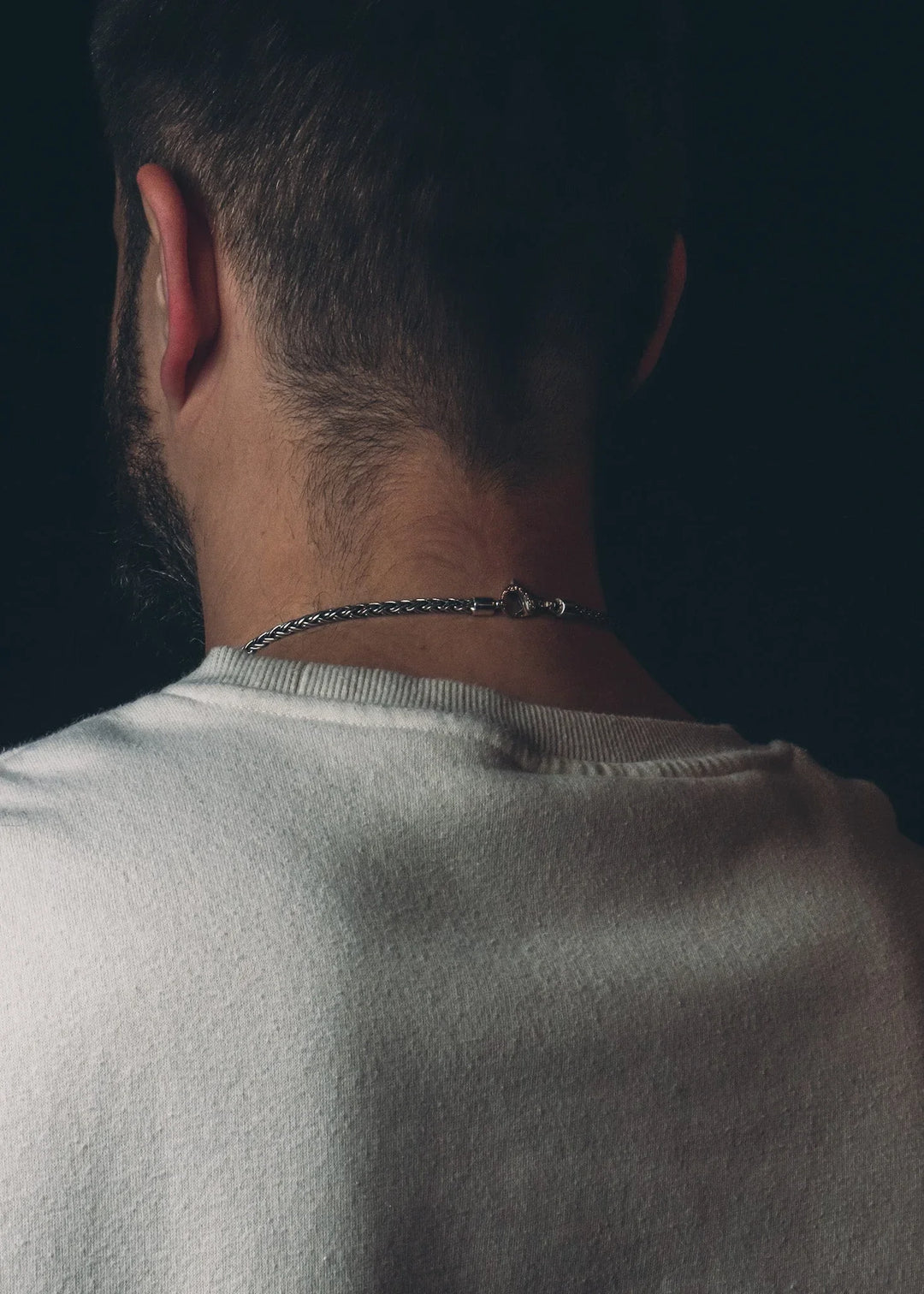 Silver Orthodox cross necklace