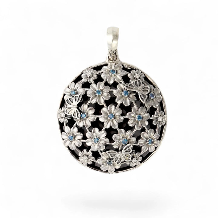 Blossom & Flutter Pendant (Blue)