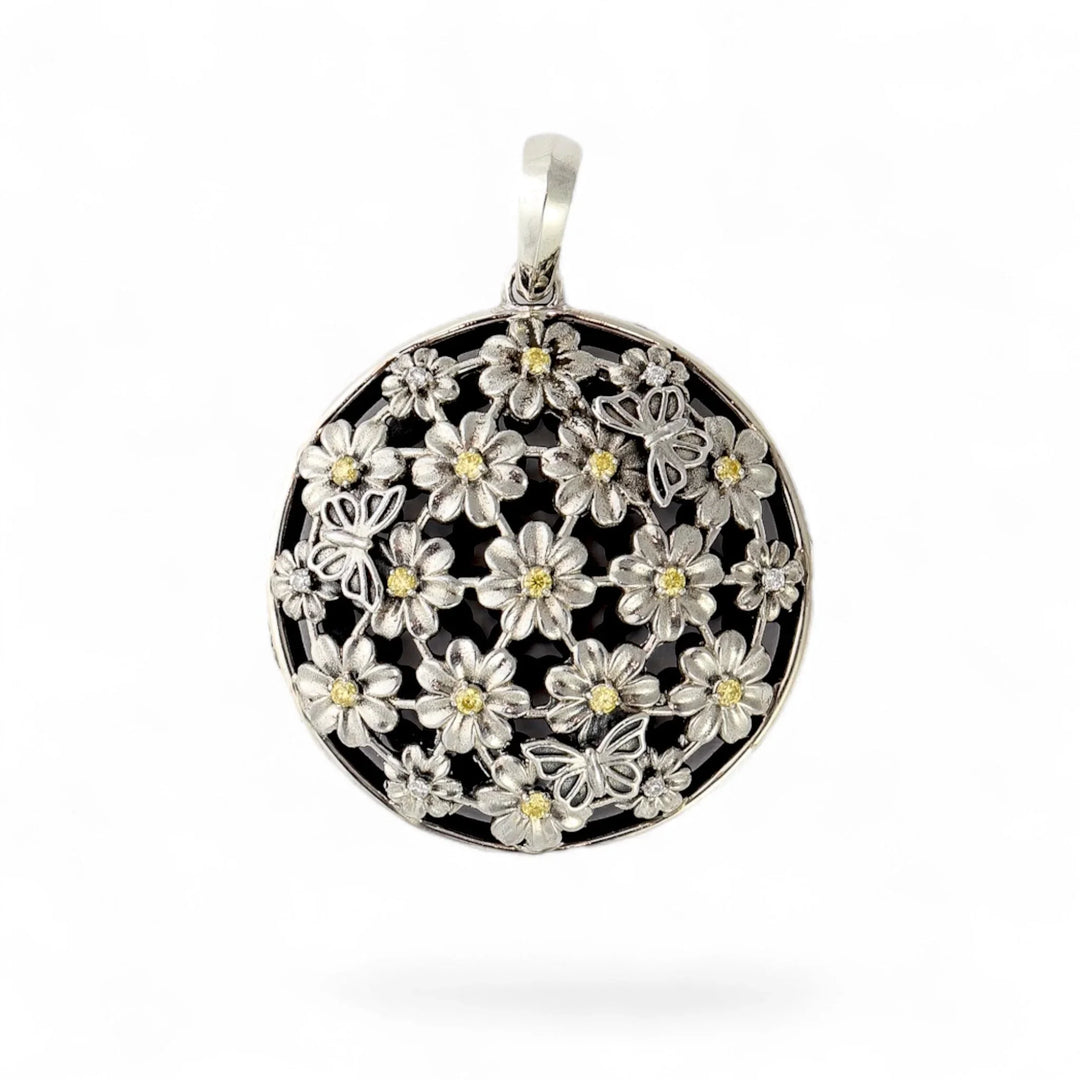 Blossom & Flutter Pendant (Yellow)