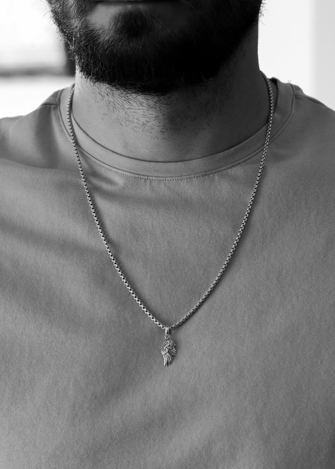 14k Yellow Gold Angel Wing Pendant S