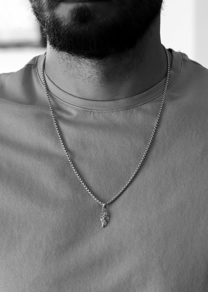 14k Yellow Gold Angel Wing Pendant S