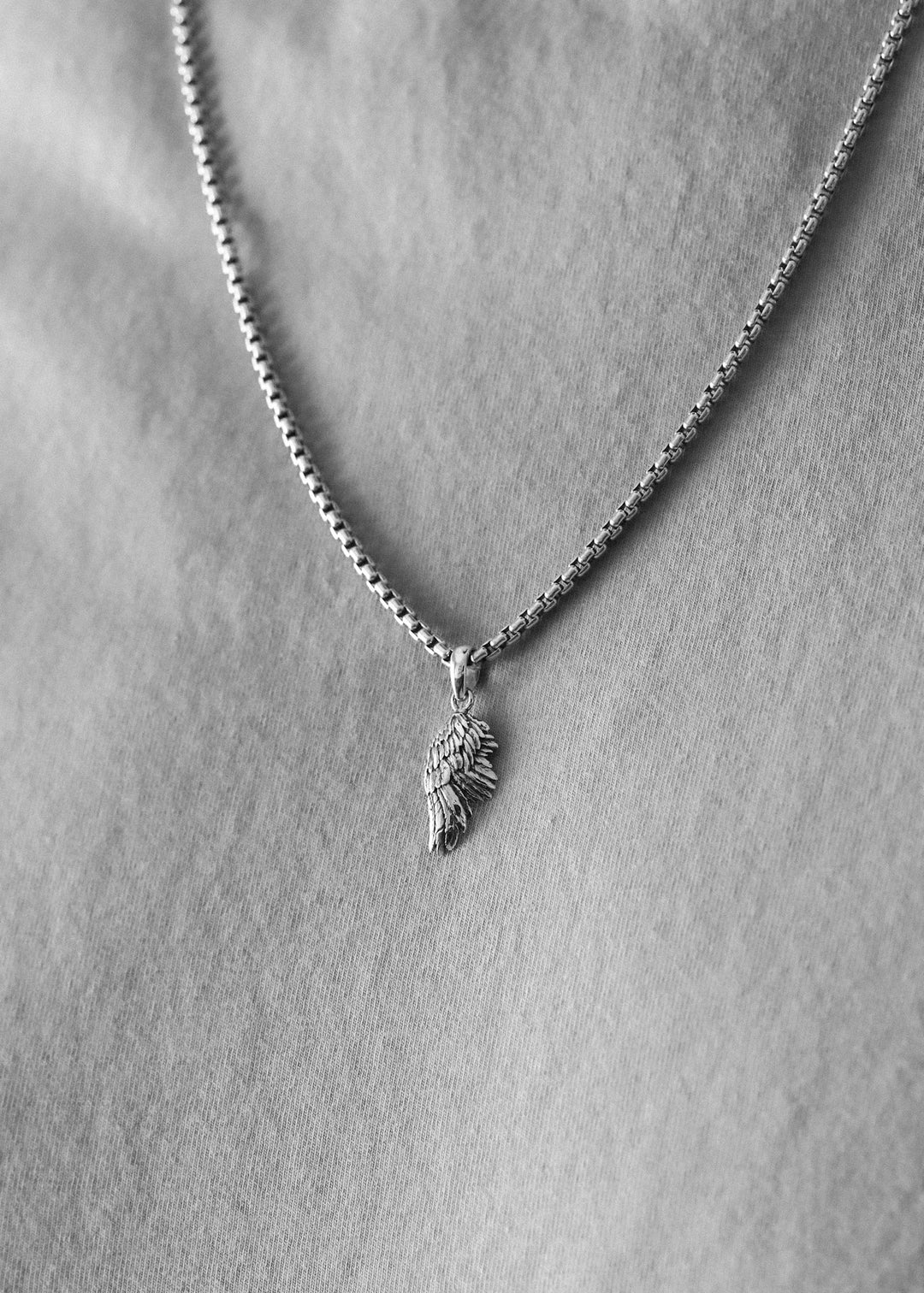 14k Yellow Gold Angel Wing Pendant S