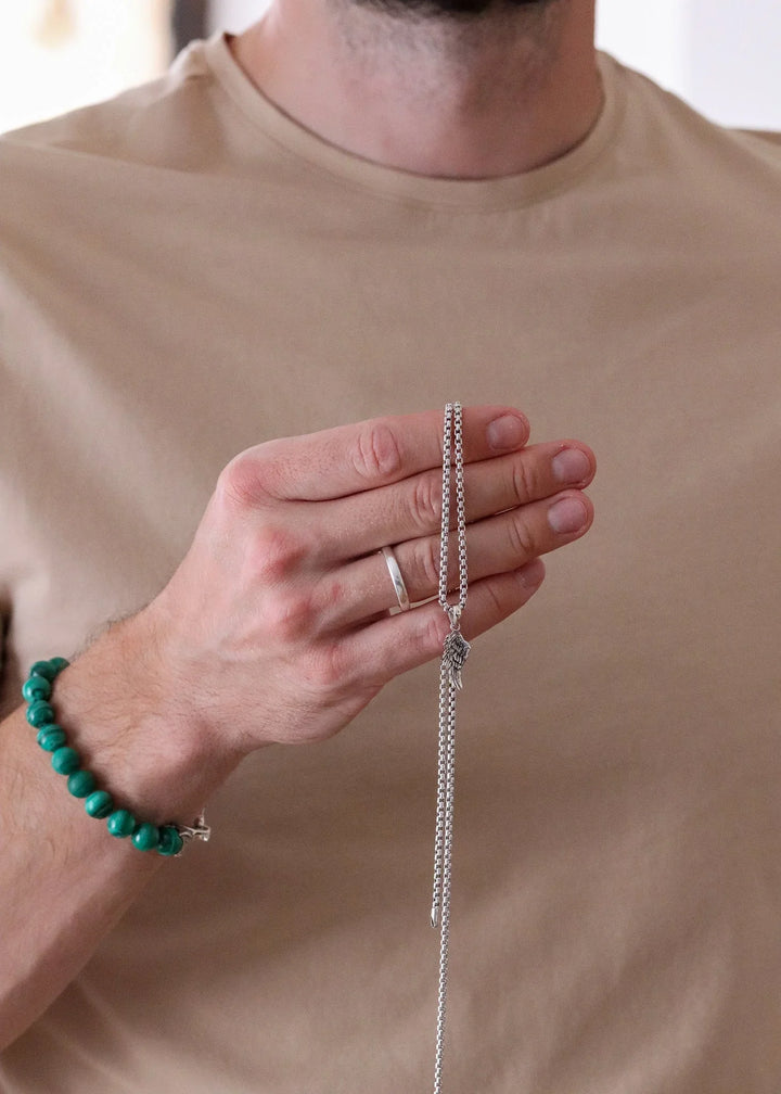 Silver Angel Wing Pendant S