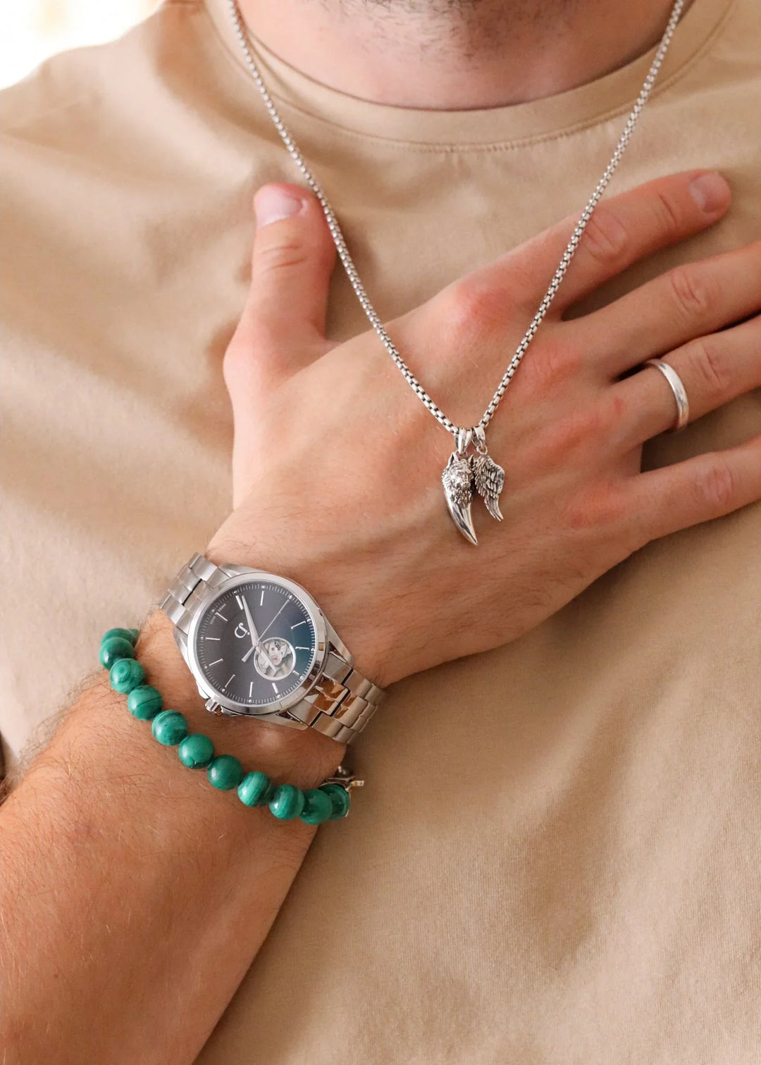 Wolf Fang Silver Pendant