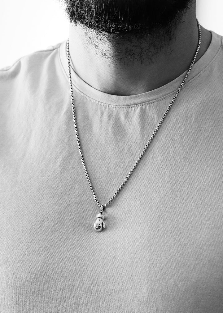 14k Yellow Gold Boxing Glove Pendant