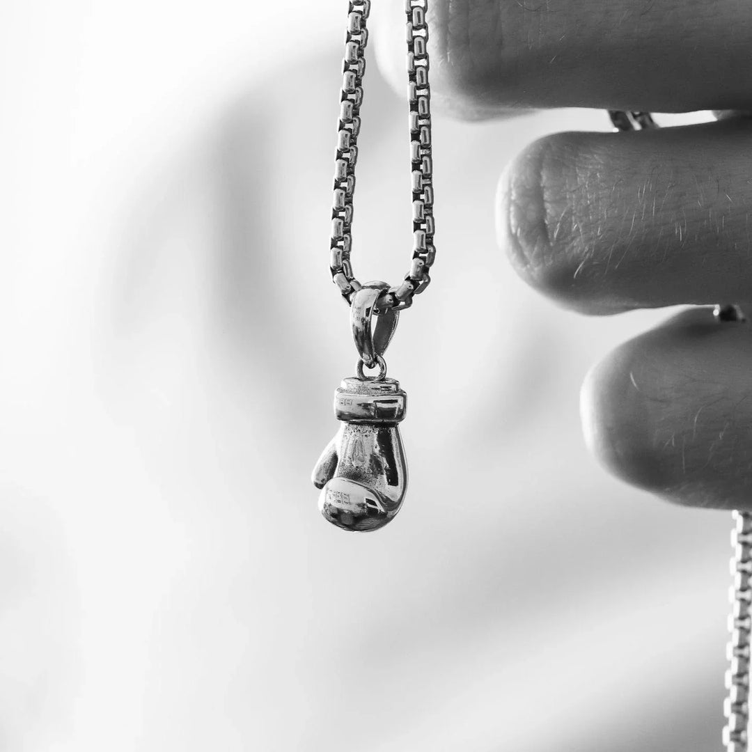 Boxing Glove Silver Pendant