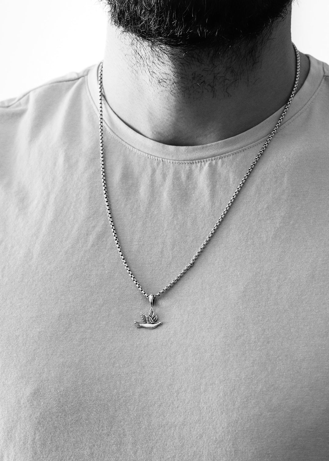 14k Yellow Gold Dove Pendant